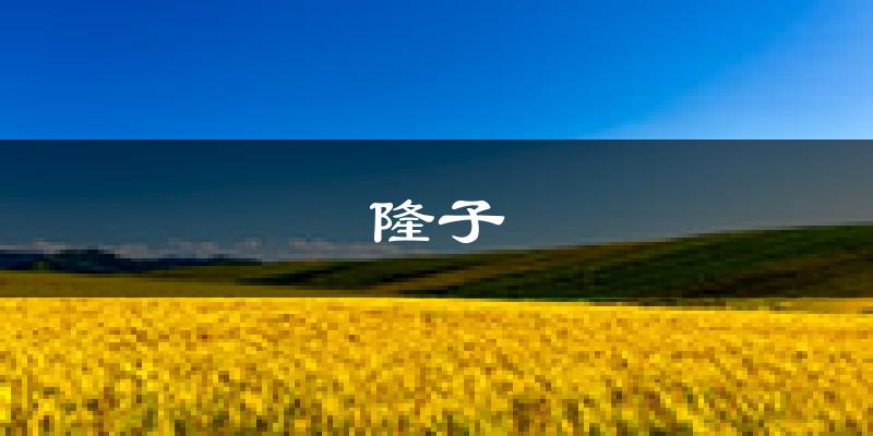 隆子天气预报未来一周