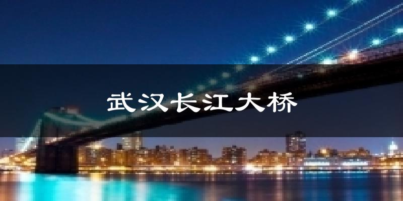 武汉长江大桥今日天气