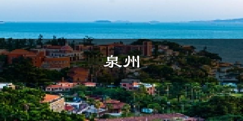 泉州天气预报未来一周