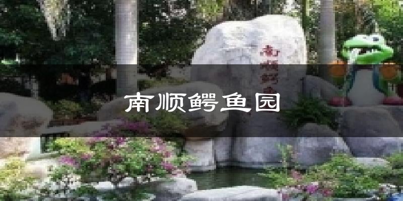 南顺鳄鱼园气温