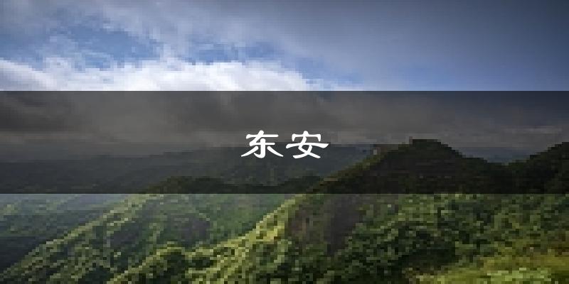 东安天气预报未来一周