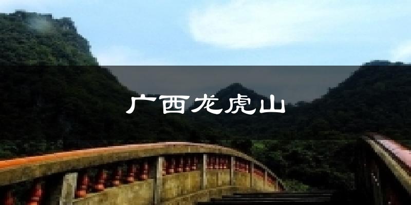 广西龙虎山今日天气