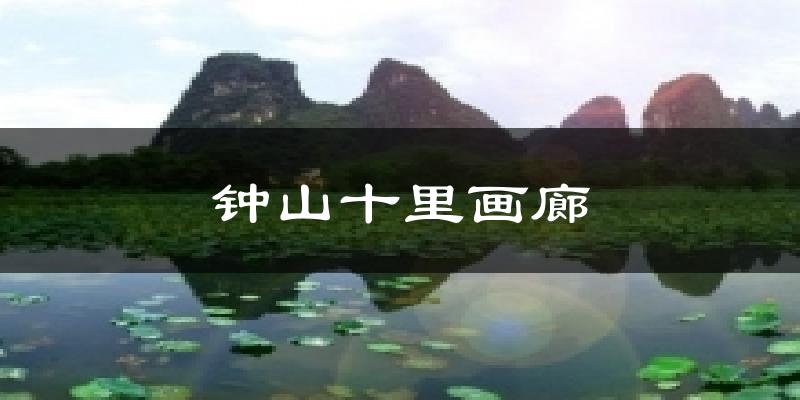 钟山十里画廊气温
